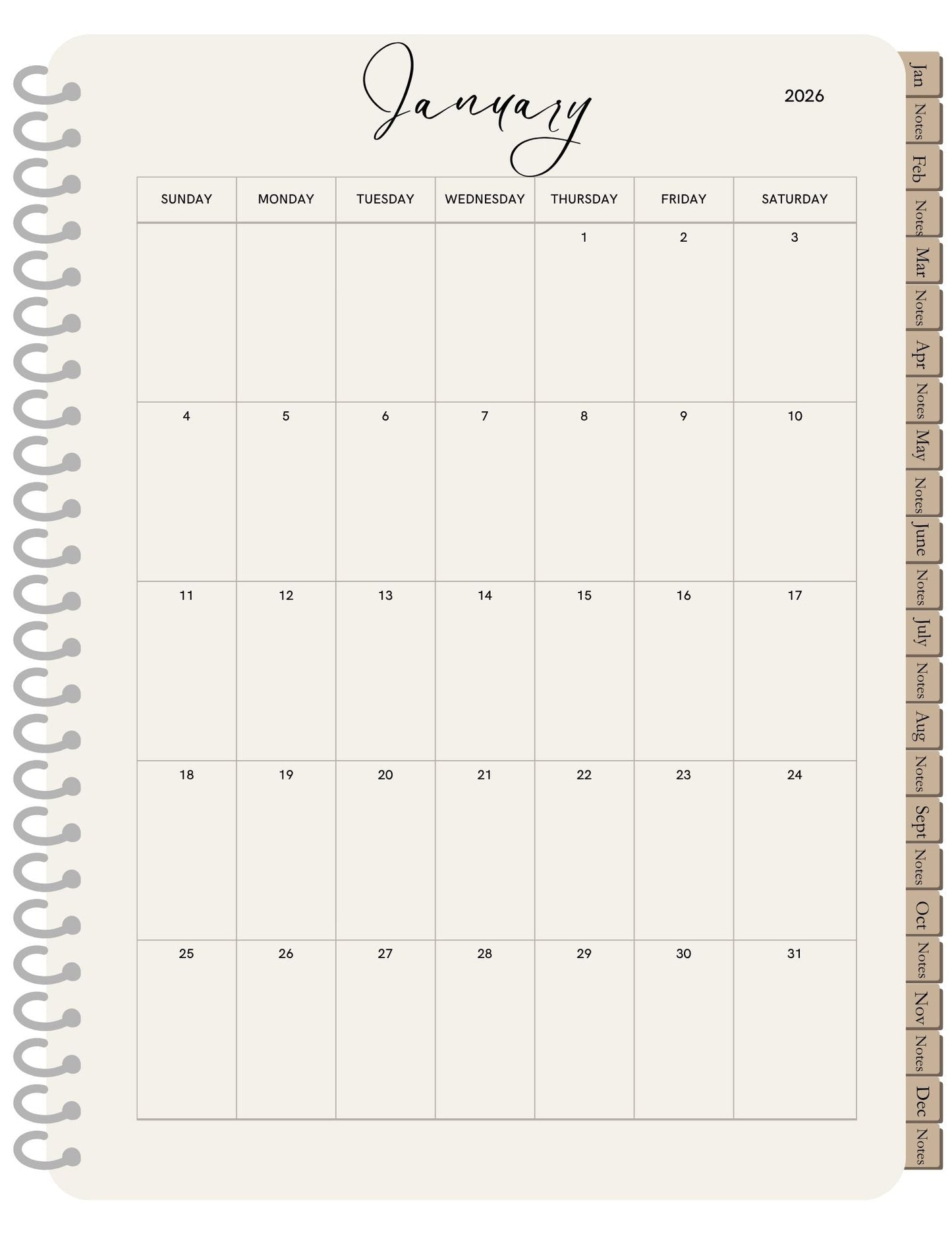 LMS Designz 2026 Vision Planner - LMS Designz