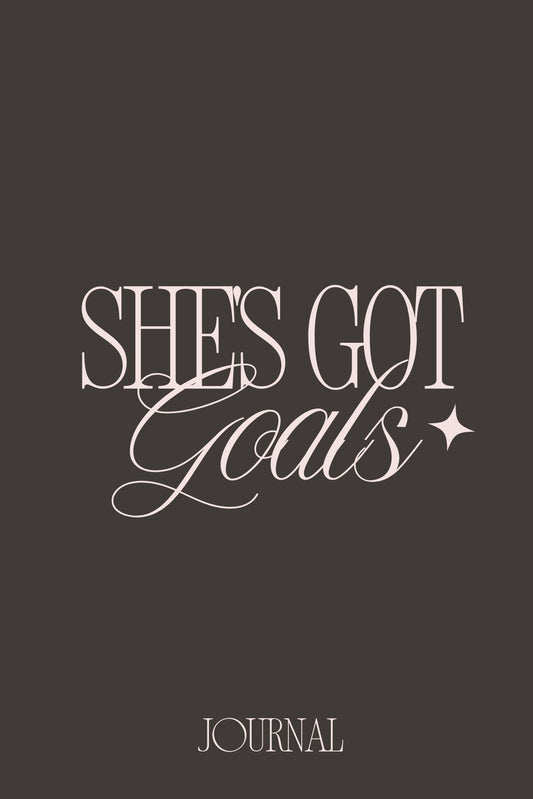 Black Luxury Goals Journal - LMS Designz