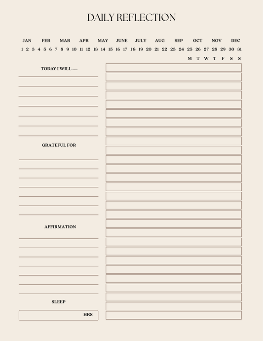 Free Daily Reflection Journal - LMS Designz